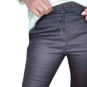 Bevy Flog Dark Burgundy Herringbone Pants